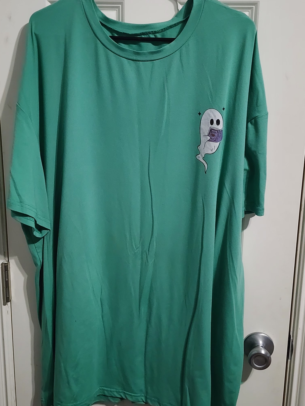 SHEIN Teal Green Halloween Tee